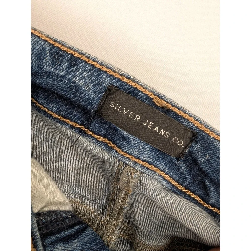 Silver Jeans Co. Denim‎ Shorts Womens 25 Indigo Sure Thing High Rise Long Short